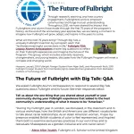 Fulbright Association Interviews Alexa Alice Joubin in Celebration of Its 75th Anniversary