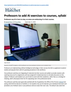 Joubin to Add AI to Courses