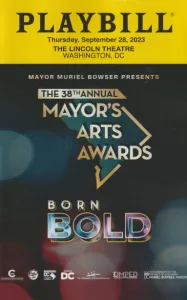 Alexa Alice Joubin Presents the Excellence in the Humanities Award at the 38th Washington DC Mayor’s Arts Awards