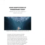 “Asian Adaptations of Shakespeare Today”
