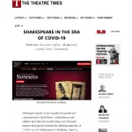 “Performing Shakespeare in the Era of COVID-19”