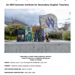 NEH Institute on Transforming Shakespeare’s Tragedies: Adaptation, Education, and Diversity