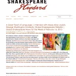 A Great Feast of Languages: Interview with Alexa Alice Joubin, Part 1